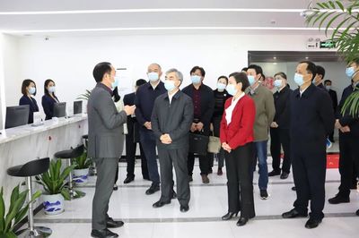 省人大常委会调研中国武汉人力资源服务产业园