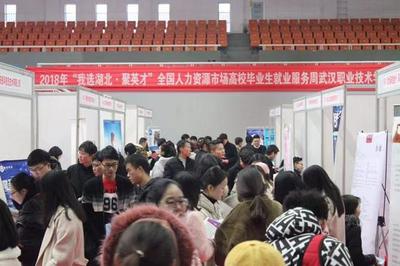 “我选湖北·聚英才”系列招聘会持续走进高职院校-2018年全国人力资源市场就业服务周活动成功举办