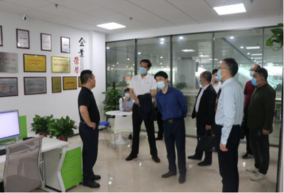 武汉市蔡甸区人社局赴产业园考察调研